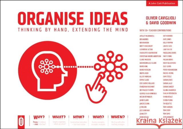 Organise Ideas: Thinking by Hand, Extending the Mind Oliver Caviglioli David Goodwin 9781913622688 Hodder Education - książka