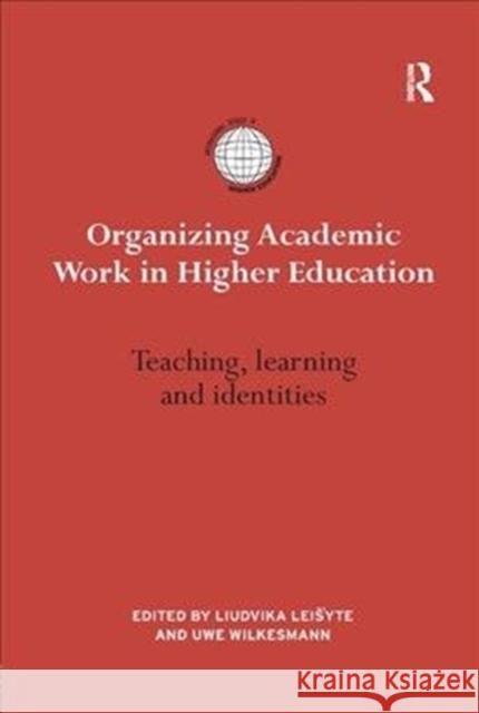 Organizing Academic Work in Higher Education: Teaching, Learning and Identities  9781138655348  - książka