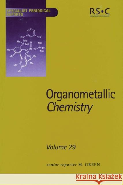 Organometallic Chemistry: Volume 29  9780854043286 Royal Society of Chemistry - książka