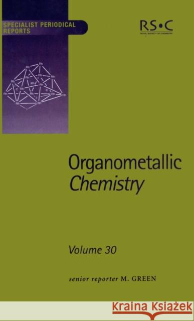 Organometallic Chemistry: Volume 30  9780854043330 Royal Society of Chemistry - książka