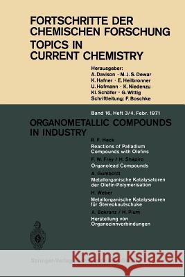 Organometallic Compounds in Industry  9783540053156 Springer - książka