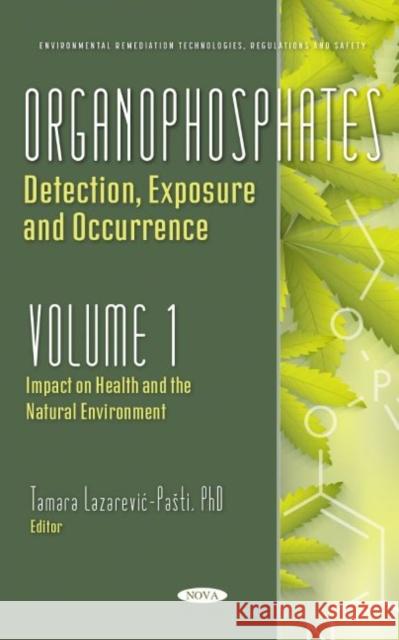 Organophosphates  9781685076528 Nova Science Publishers Inc - książka