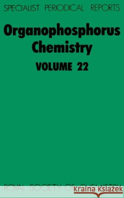 Organophosphorus Chemistry: Volume 22  9780851862064 Science and Behavior Books - książka