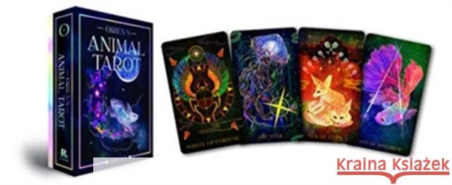 Orien's Animal Tarot: 78 Card Deck and 144 Page Book Ambi Sun 9781925946826 Rockpool Publishing - książka