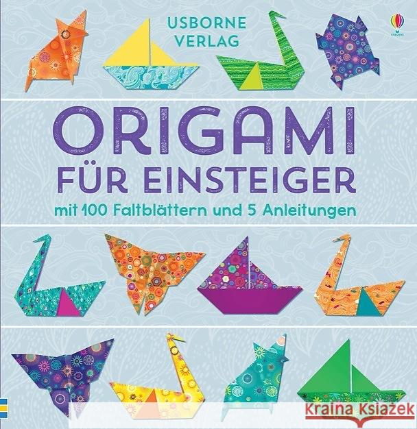 Origami für Einsteiger : mit heraustrennbaren Seiten Bowman, Lucy 9781782323044 Usborne Verlag - książka