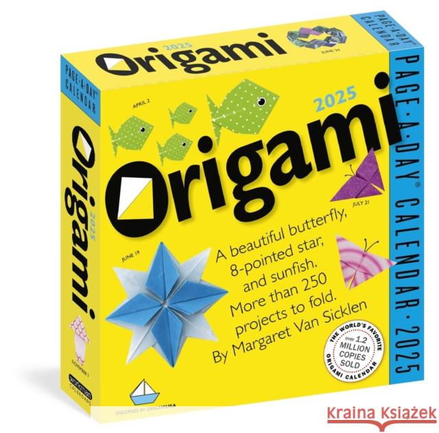 Origami Page-A-Day® Calendar 2025: More Than 25 Projects to Fold Workman Calendars 9781523525560 Workman Publishing - książka