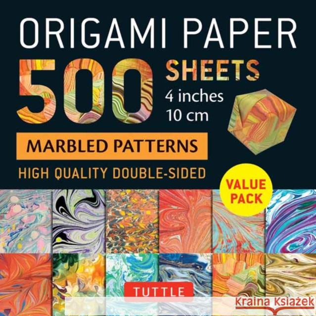 Origami Paper 500 sheets Marbled Patterns 4