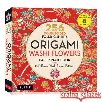 Origami Washi Flowers Paper Pack Book Tuttle Studio 9780804858403 Tuttle Publishing - książka
