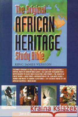Original African Heritage Study Bible-KJV-Large Print Cain Hope Felder 9780817015114 Judson Press - książka