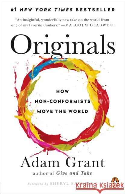 Originals: How Non-Conformists Move the World Grant, Adam 9780143128854 Penguin Books - książka