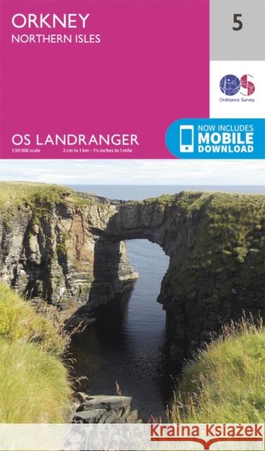Orkney - Northern Isles Ordnance Survey 9780319261033 Ordnance Survey - książka
