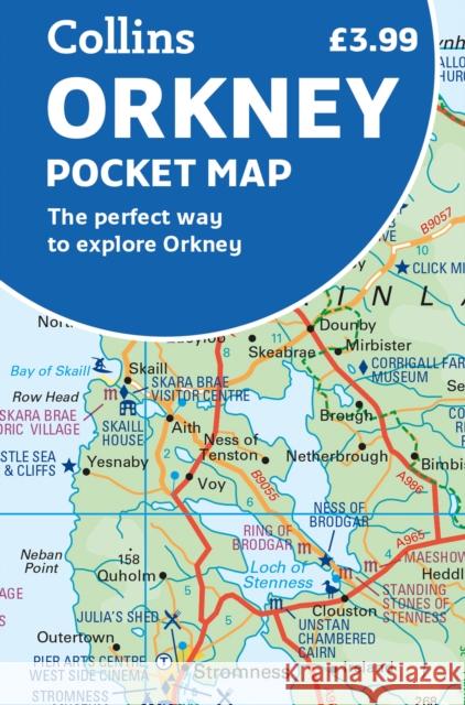 Orkney Pocket Map: The Perfect Way to Explore Orkney Collins Maps 9780008580049 HarperCollins Publishers - książka