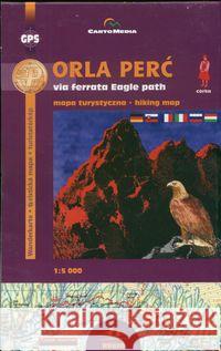 Orla Perć via ferrata mapa turystyczna  9788374990028 CartoMedia - książka