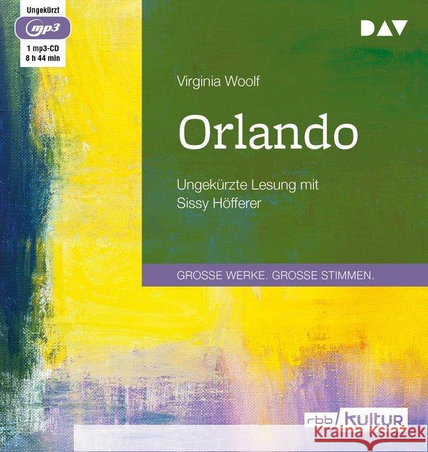 Orlando, 1 MP3-CD : Ungekürzte Lesung mit Sissy Höfferer (1 mp3-CD), Lesung. MP3 Format Woolf, Virginia 9783742412188 Der Audio Verlag, DAV - książka