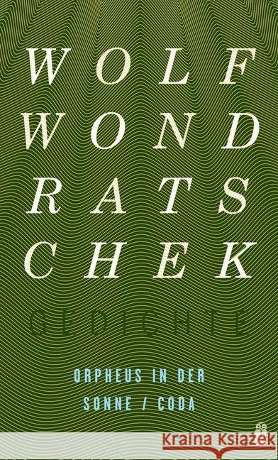 Orpheus in der Sonne / Coda : Gedichte Wondratschek, Wolf 9783550050862 Ullstein HC - książka