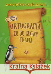 Ortografia co do głowy trafia Częścik Anna Częścik Józef 9788371345685 Harmonia - książka