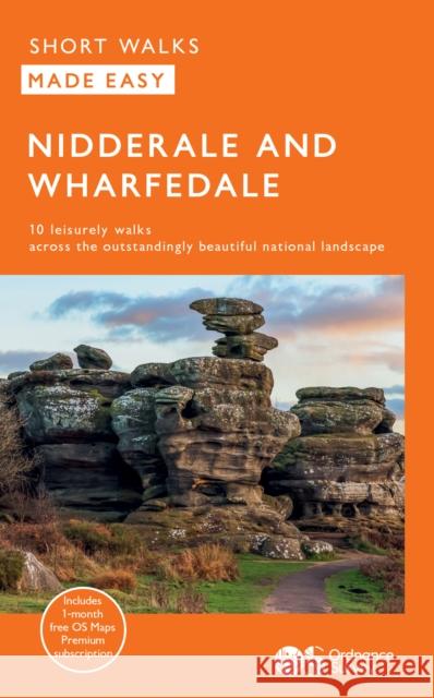 OS Short Walks Made Easy – Nidderdale and Wharfedale  9780319093092 Ordnance Survey - książka