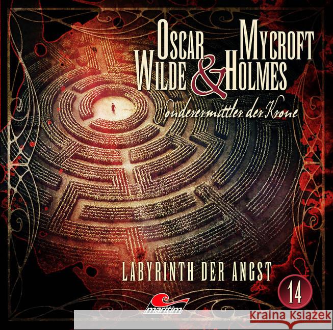 Oscar Wilde & Mycroft Holmes - Labyrinth der Angst, 1 Audio-CD : Hörspiel Maas, Jonas 9783785756416 Bastei Lübbe - książka