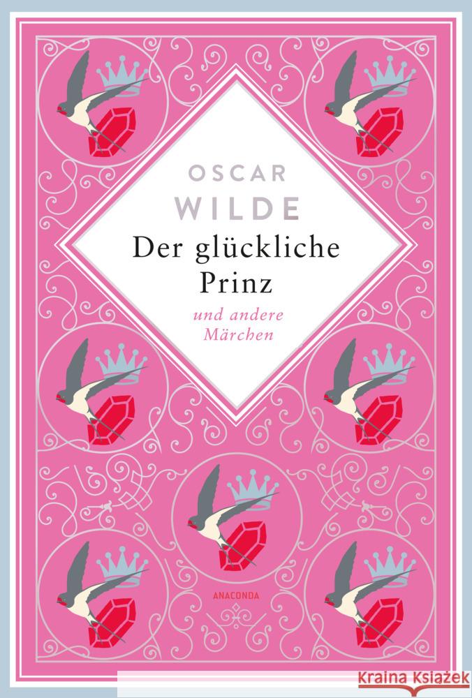 Oscar Wilde, Der glückliche Prinz. Märchen. Schmuckausgabe mit Silberprägung Wilde, Oscar 9783730613344 Anaconda - książka