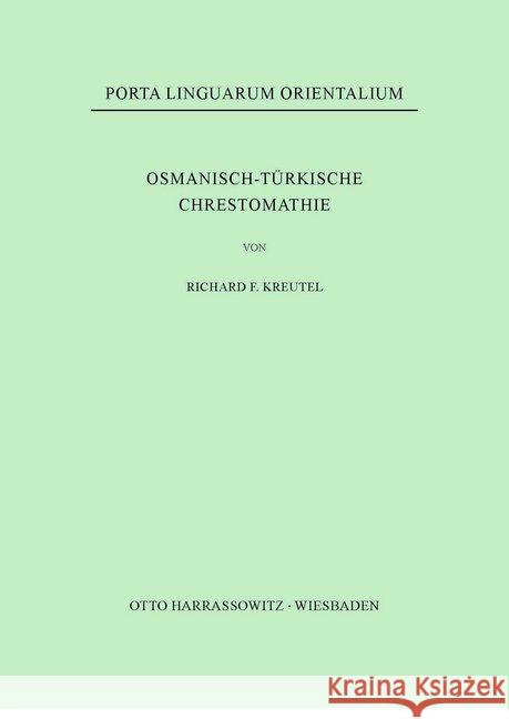 Osmanisch-Turkische Chrestomathie Kreutel, Richard F. 9783447006903 Harrassowitz - książka