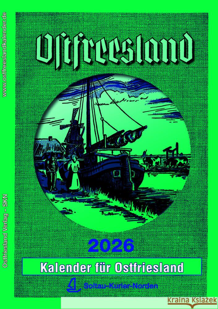 Ostfreesland Kalender 2026  9783910358218 Ostfriesland Verlag - książka