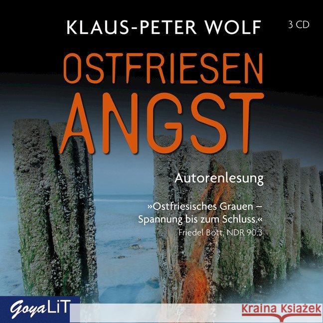 Ostfriesenangst, 3 Audio-CDs : Autorenlesung Wolf, Klaus-Peter 9783833729003 Jumbo Neue Medien - książka