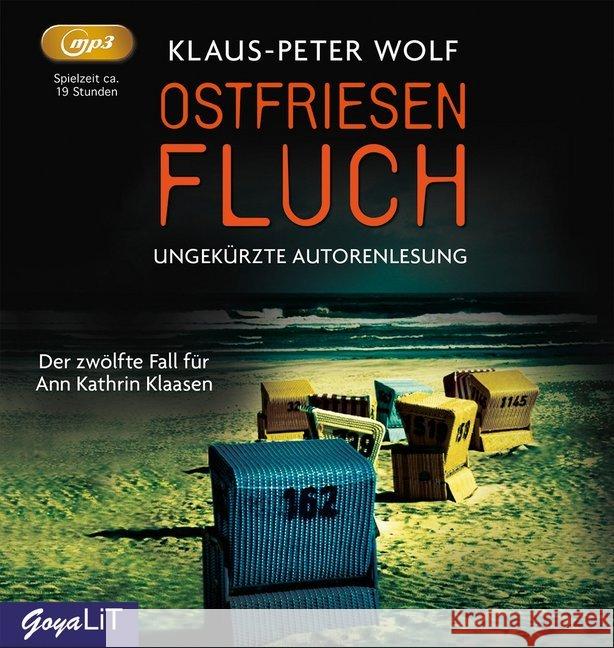 Ostfriesenfluch, 2 MP3-CDs : ungekürzte Autorenlesung, Lesung. MP3 Format Wolf, Klaus-Peter 9783833739538 Jumbo Neue Medien - książka