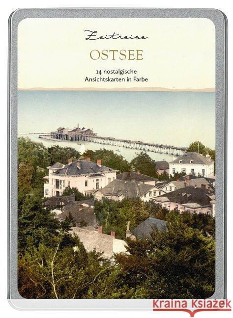 Ostsee : 14 nostalgische Ansichtskarten in Farbe  4251517502761 Paper Moon - książka