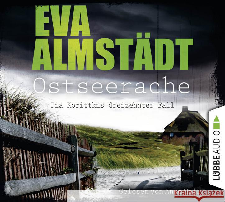 Ostseerache, 4 Audio-CDs : Pia Korittkis dreizehnter Fall. , Lesung. Gekürzte Ausgabe Almstädt, Eva 9783785756492 Bastei Lübbe - książka