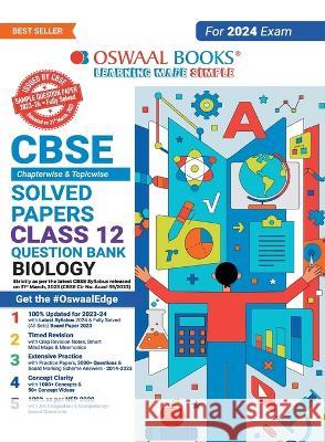 Oswaal CBSE Class 12 Biology Question Bank 2023-24 Book Oswaal Editorial Board   9789356349483 Oswaal Books and Learning Pvt Ltd - książka