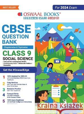 Oswaal CBSE Class 9 Social Science Question Bank (2024 Exam) Oswaal Editorial Board   9789356348844 Oswaal Books and Learning Pvt Ltd - książka