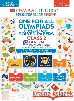 Oswaal One for All Olympiad Previous Years Solved Papers: General Knowledge Class 2 Oswaal Editorial Board   9789354233760 Oswaal Books - książka