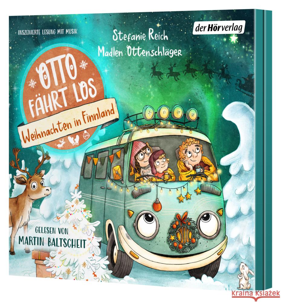 Otto fährt los - Weihnachten in Finnland, 1 Audio-CD Ottenschläger, Madlen 9783844554786 DHV Der HörVerlag - książka