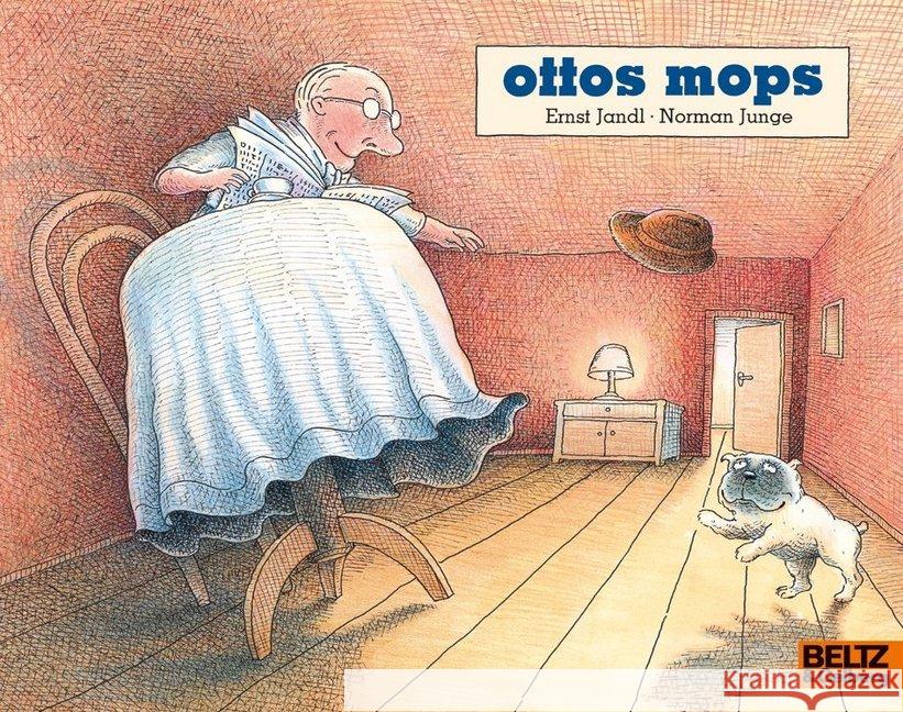 ottos mops : Vierfarbiges Bilderbuch Jandl, Ernst; Junge, Norman 9783407762092 Beltz - książka