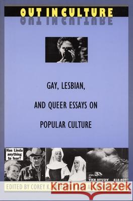 Out in Culture: Gay, Lesbian and Queer Essays on Popular Culture Corey K. Creekmur Alexander Doty 9780822315414 Duke University Press - książka