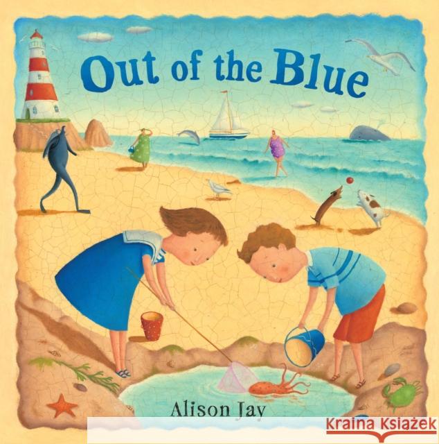 Out of the Blue Wordless Book None Alison Jay 9781782850427 Barefoot Books Ltd - książka