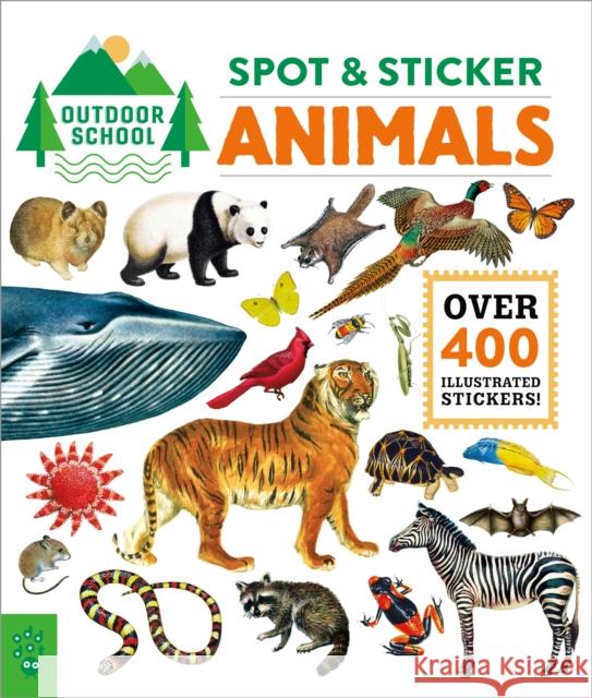 Outdoor School: Spot & Sticker Animals Odd Dot 9781250754660 Odd Dot - książka
