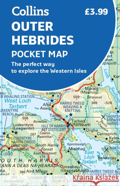 Outer Hebrides Pocket Map: The Perfect Way to Explore the Western Isles Collins Maps 9780008580056 HarperCollins Publishers - książka