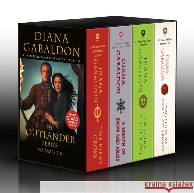Outlander Volumes 5-8 (4-Book Boxed Set): The Fiery Cross, a Breath of Snow and Ashes, an Echo in the Bone, Written in My Own Heart's Blood Diana Gabaldon 9780593498040 Dell - książka
