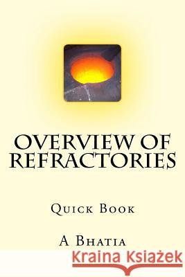 Overview of Refractories: Quick Book A. Bhatia 9781505407327 Createspace - książka