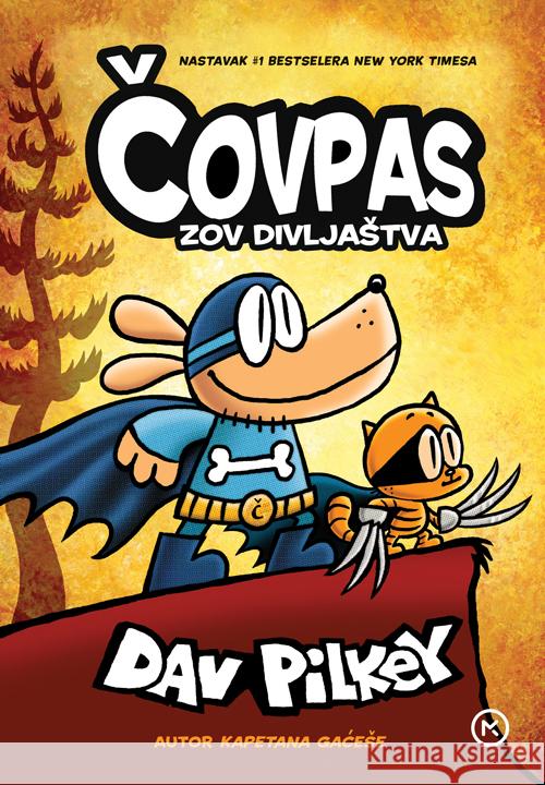 ovpas Zov Divljatva Pilkey, Dav 9789531432986 Mozaik knjiga - książka