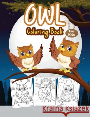 Owl Coloring Book for Kids Tonpublish 9786069528471 Gopublish - książka