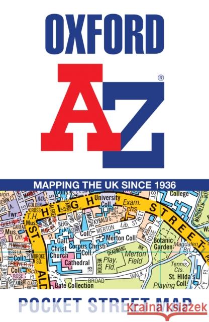 Oxford A-Z Pocket Street Map A-Z maps   9780008388058 HarperCollins Publishers - książka