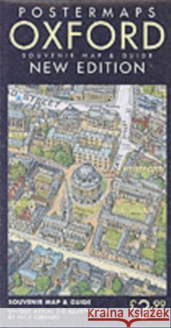 Oxford Aerial Map and Guide Nick Gibbard 9780952165811 Postermaps - książka