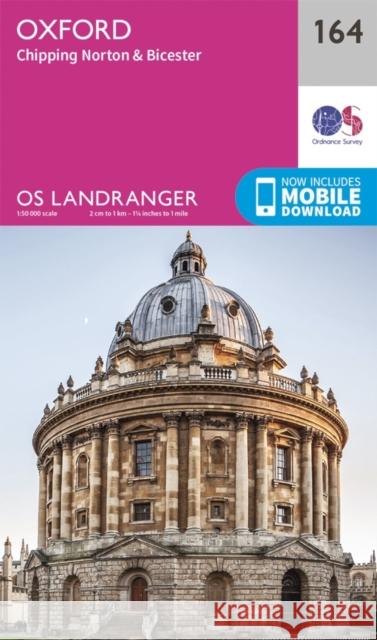 Oxford, Chipping Norton & Bicester Ordnance Survey 9780319262627 Ordnance Survey - książka