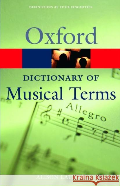 Oxford Dictionary of Musical Terms  9780198606987 Oxford University Press - książka