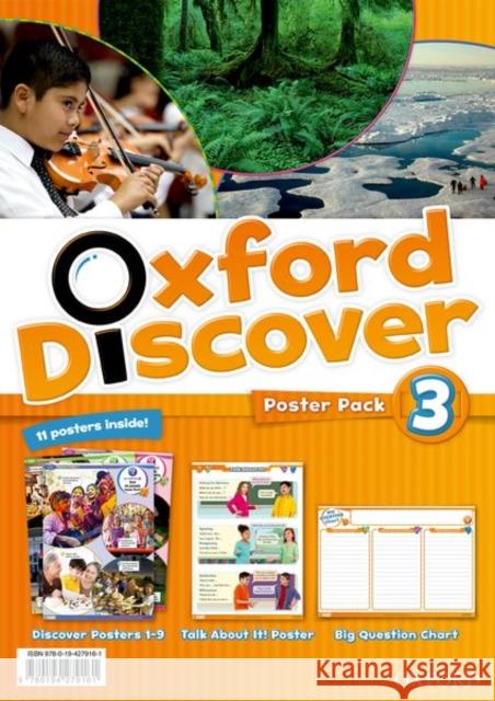 Oxford Discover 3 Posters Koustaff 9780194279161 Oxford University Press - książka