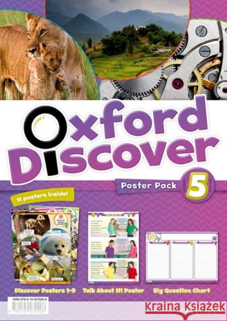 Oxford Discover 5 Posters Koustaff 9780194279208 Oxford University Press - książka