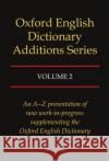 Oxford English Dictionary Additions Series Weiner, John 9780198612995 Oxford University Press