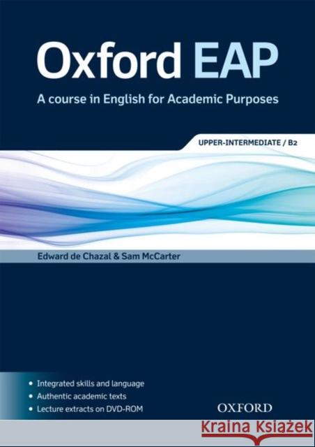 Oxford English for Academic Purposes B2 Student Book & DVD Pack  9780194001786 Oxford University Press - książka
